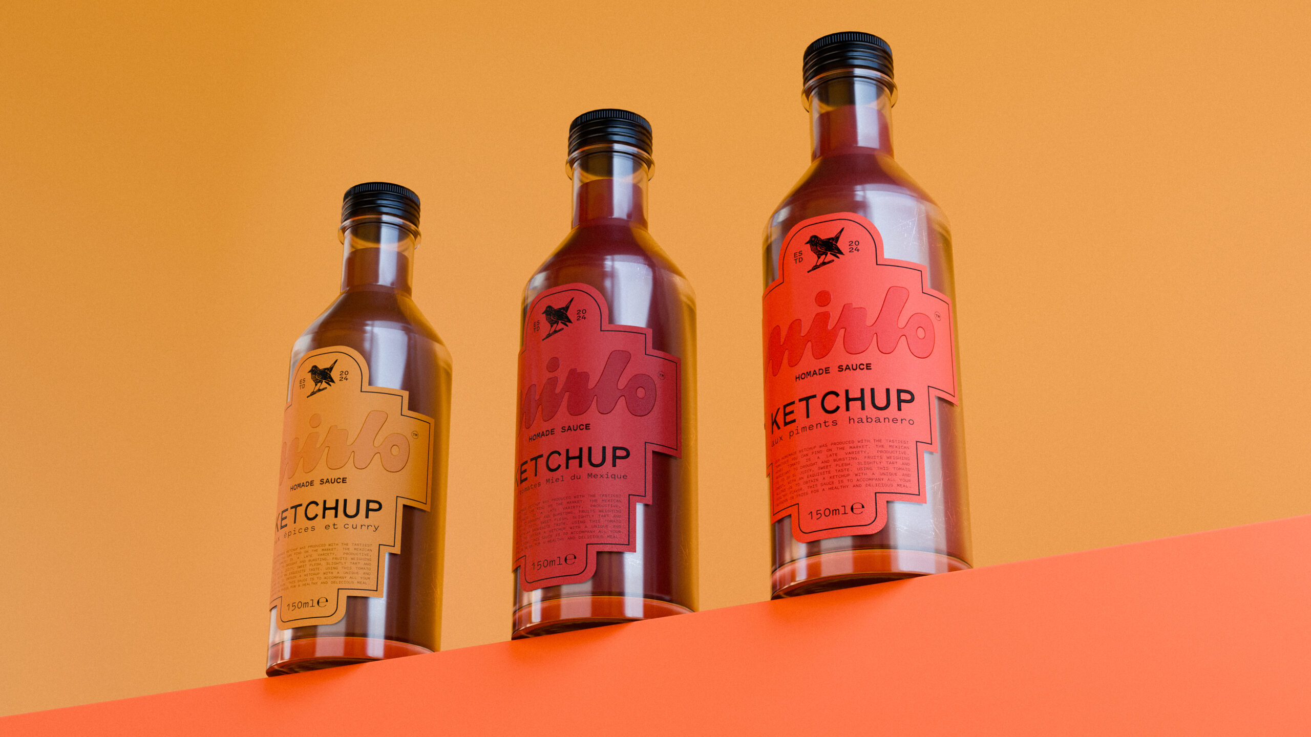 3 ketchup mirlo branding